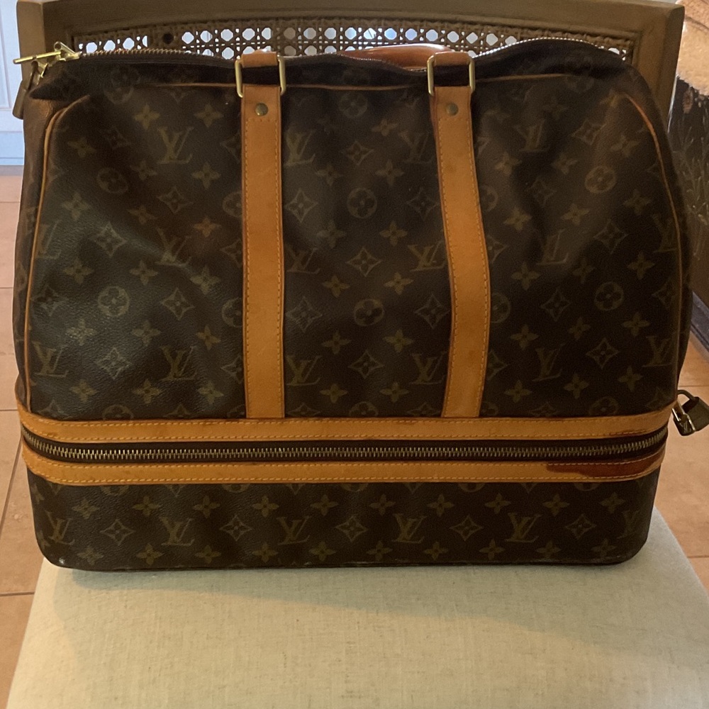 Louis Vuitton Monogram Duffel Bag in Brown and Tan